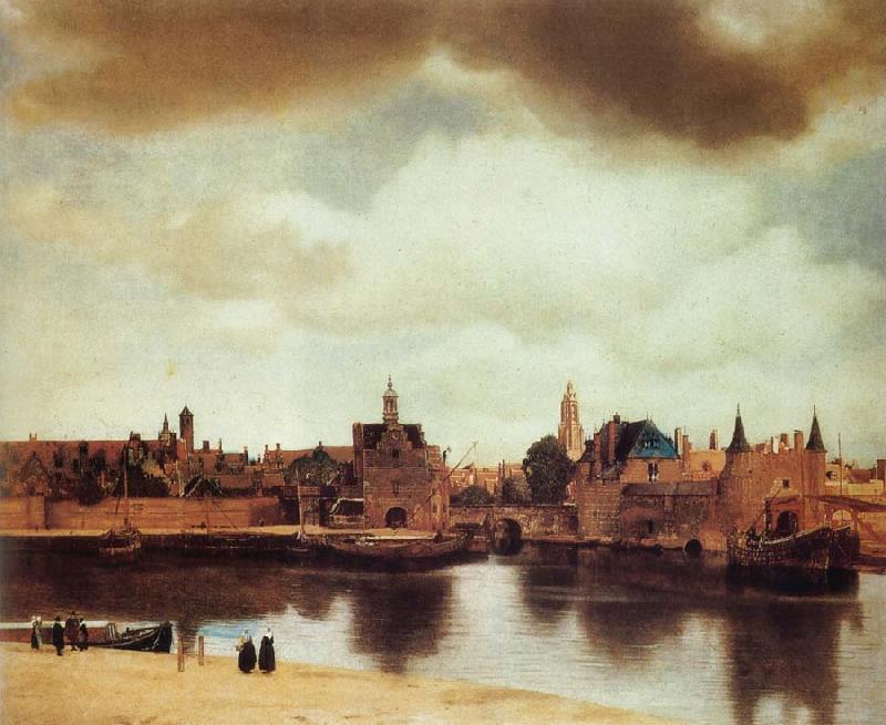 Jan Vermeer View of Delft oil painting image